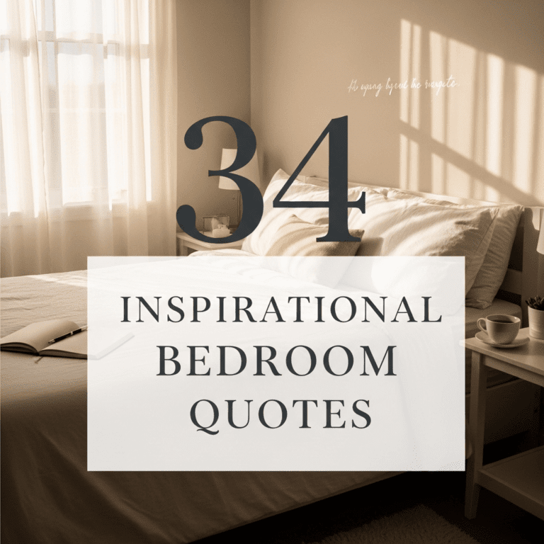 Inspirational bedroom quotes: 34 ways to wake up with purpose