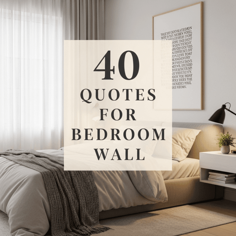 Bedroom wall quotes: 40 ways to curate your personal sanctuary