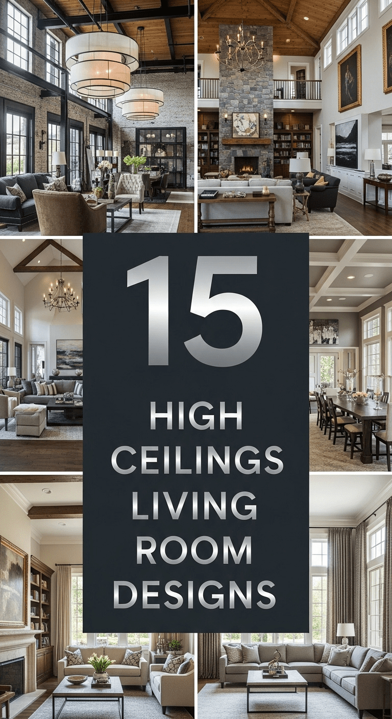 15 High Ceilings Living Room Designs: Reaching for Architectural Greatness