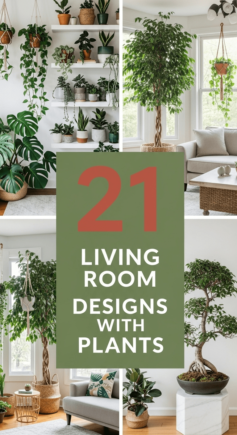 21 Living Room Designs with Plants: The Ultimate Biophilic Guide