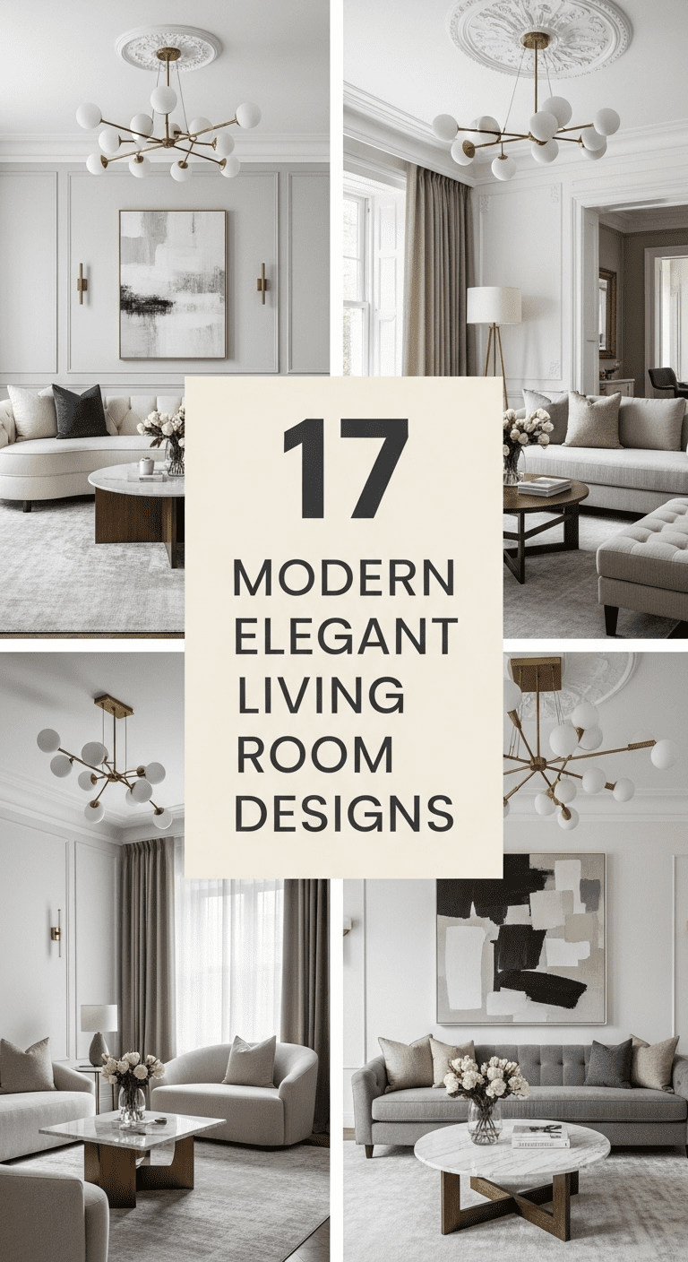 17 Modern Elegant Living Room Designs: The Intersection of Luxury and Restraint