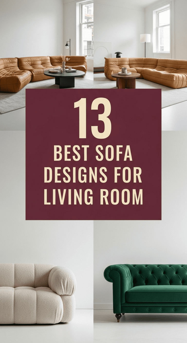 13 Best Sofa Designs for Living Room
