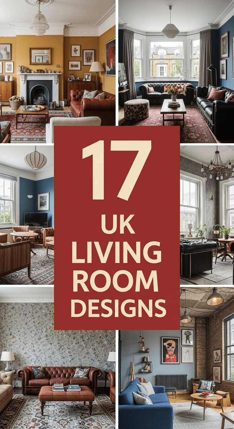 17 UK Living Room Designs: From Period Charm to Modern Flat Style