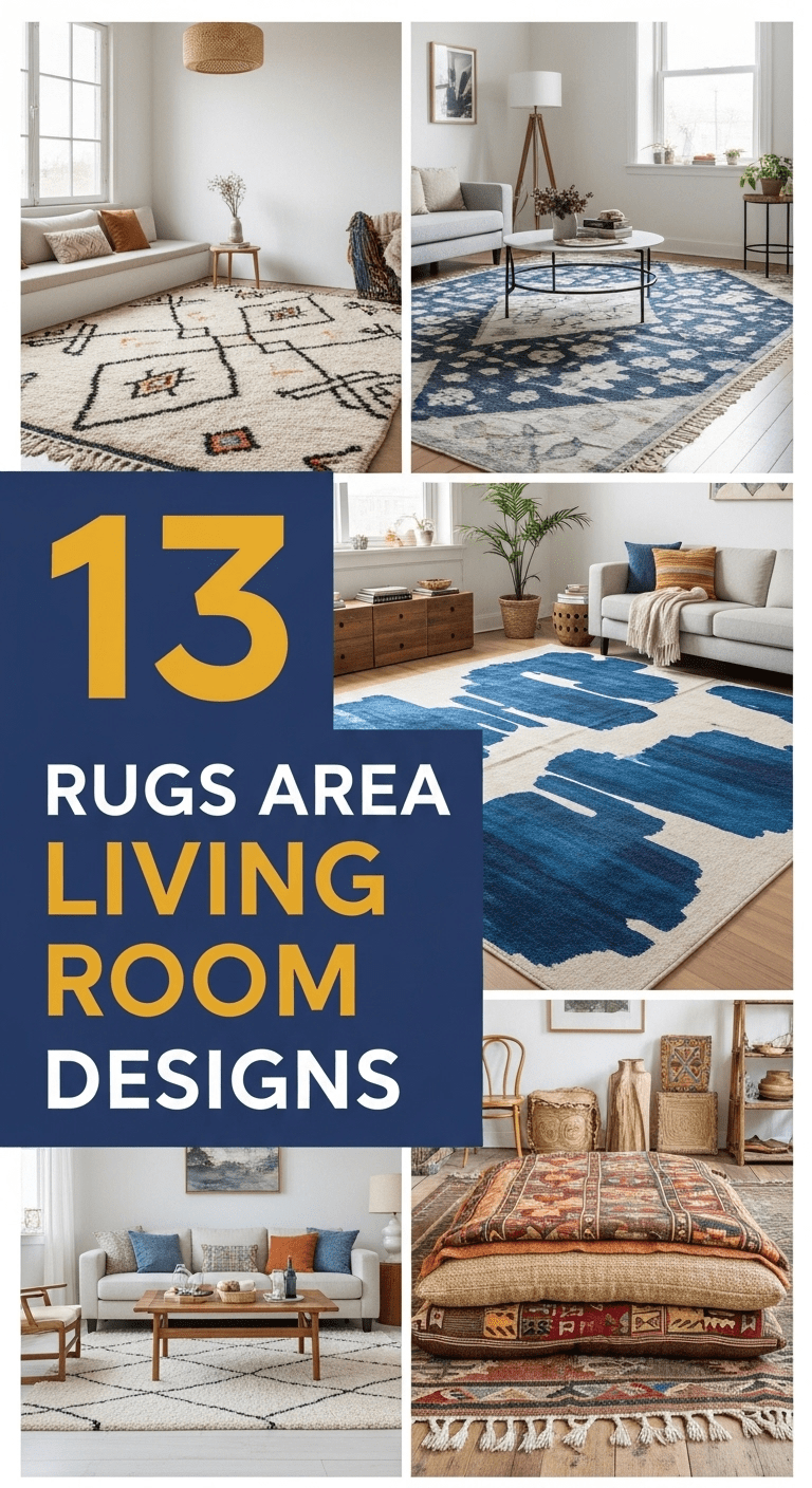 Rugs Area Living Room Designs: Defining Your Space with Texture