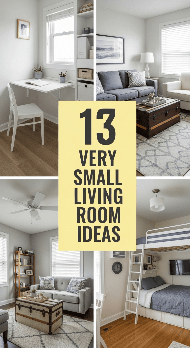 13 Very Small Living Room Ideas: Maximizing Miniature Spaces