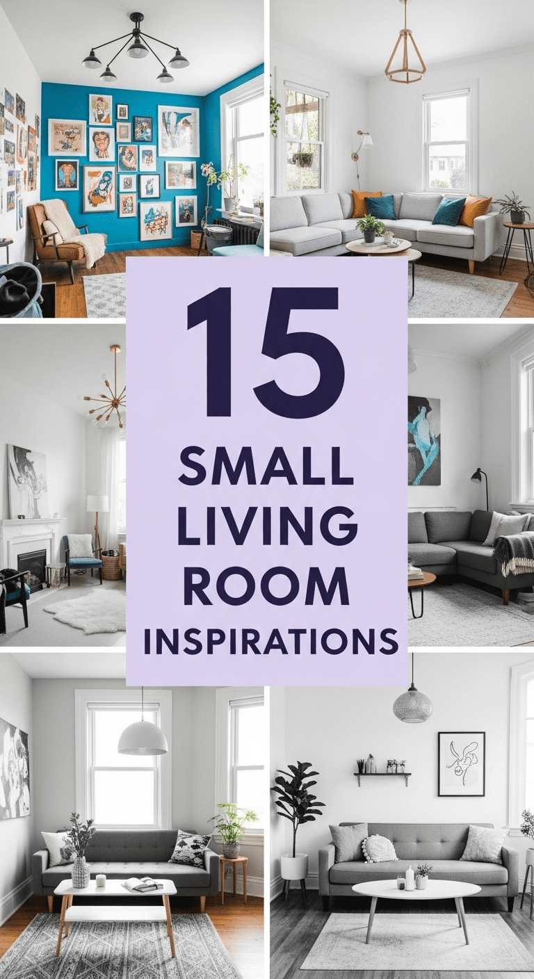 15 Small Living Room Inspirations: Strategic Design for Compact Spaces