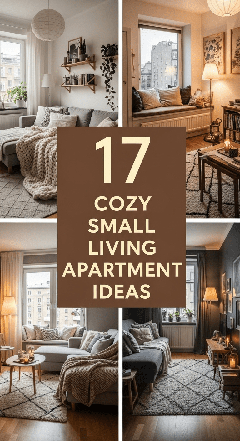 17 Cozy Small Living Room Apartment Ideas: Warmth in Compact Spaces