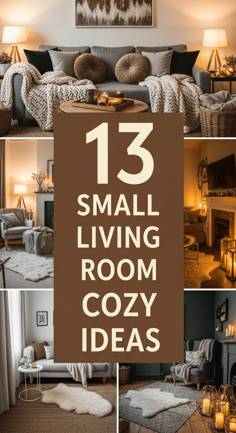 13 Small Living Room Cozy Ideas