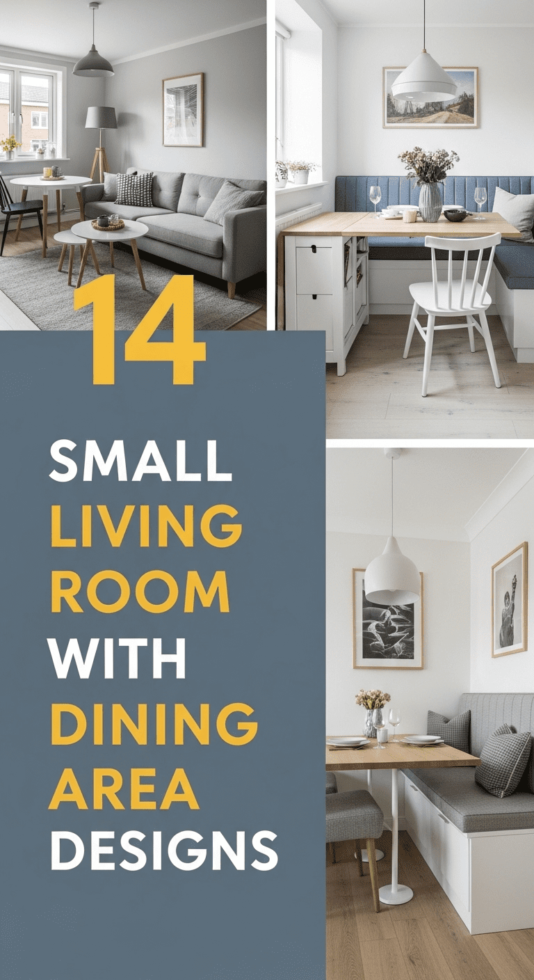 14 Small Living Room with Dining Area Designs: Masterful Open-Plan Integration