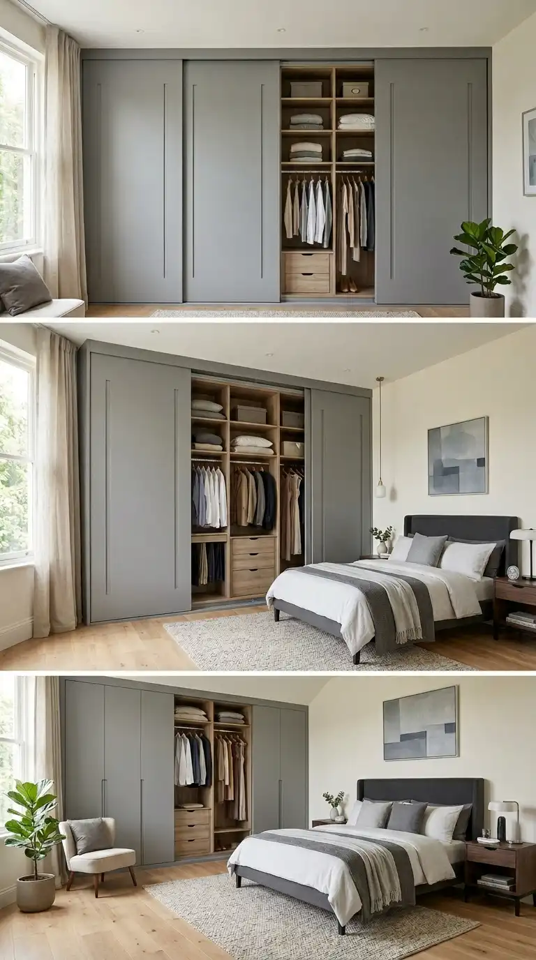 15 Sliding Door Wardrobe Designs