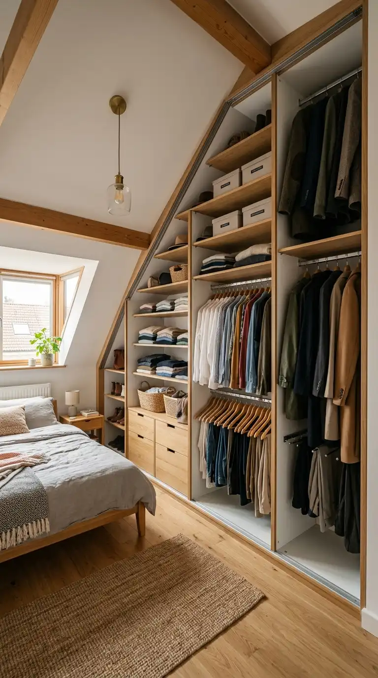 13 Attic Wardrobe Ideas