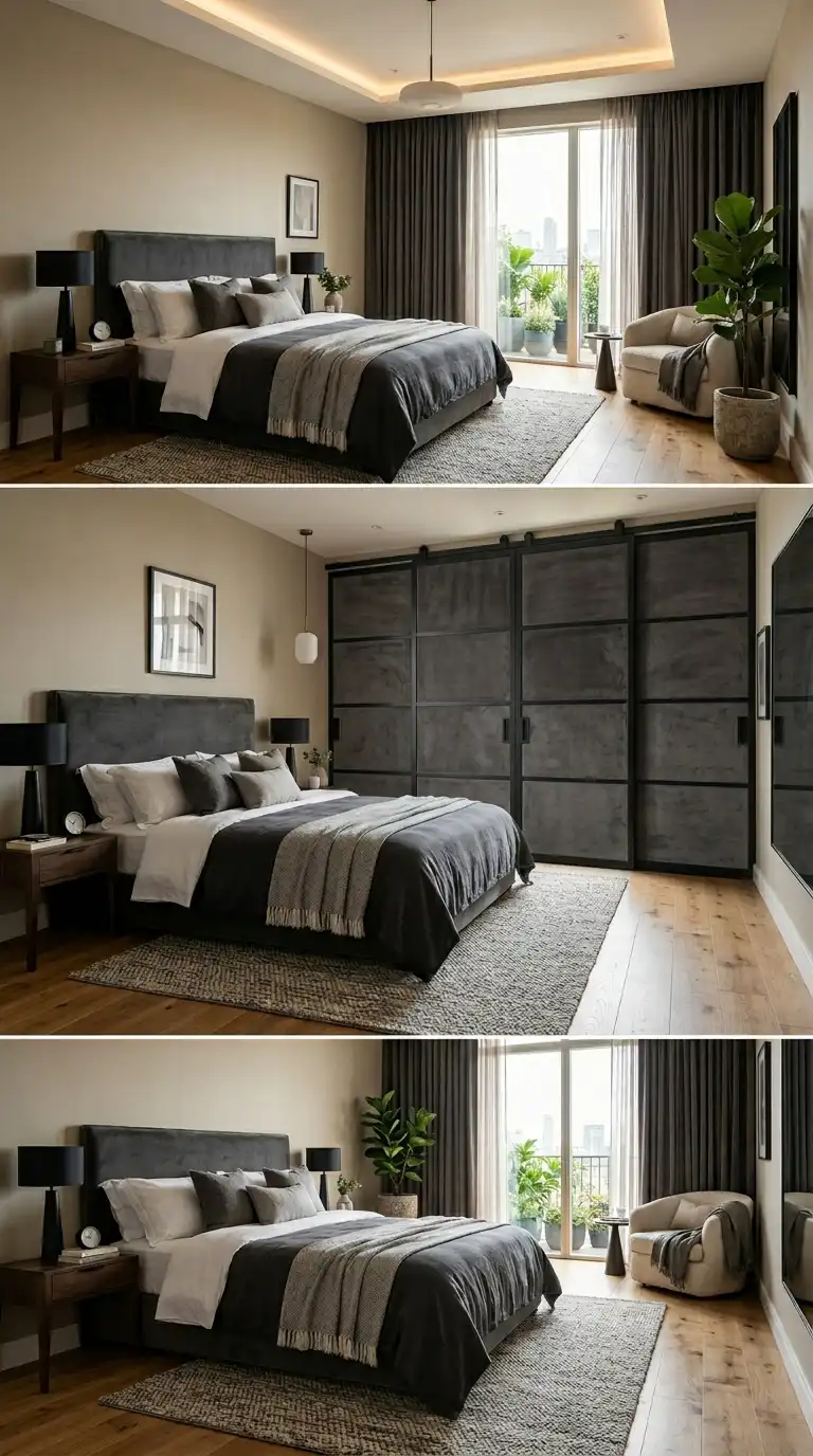 12 Modern Wardrobe Design with Sliding Doors