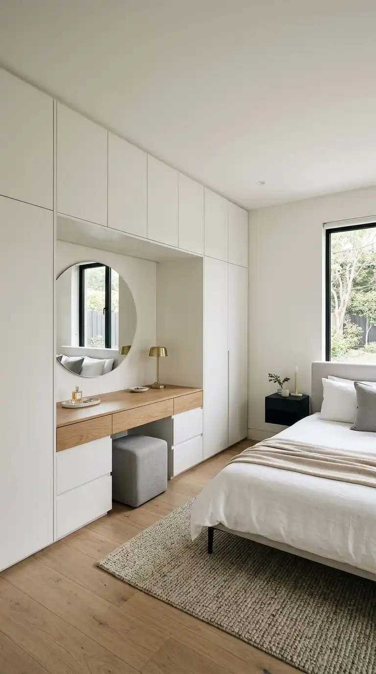 13 Wardrobe with Dressing Table Designs