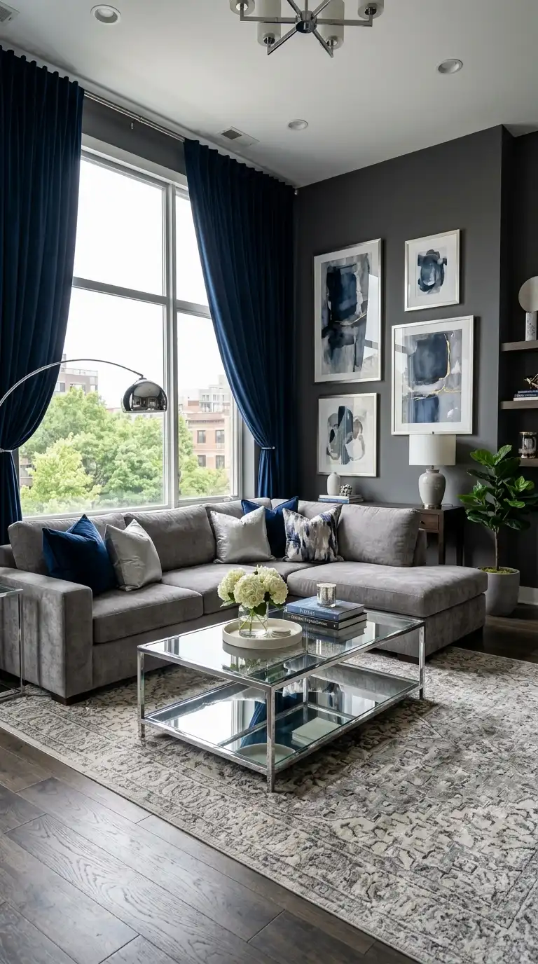 15 Blue Living Room Ideas