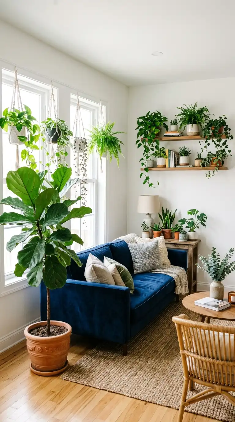 12 Blue Couch Living Room Ideas