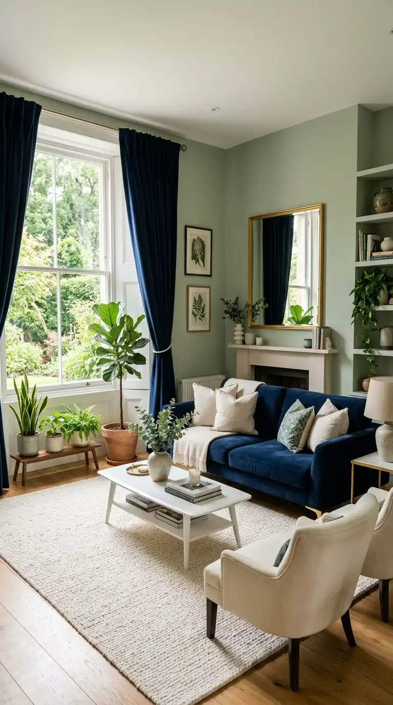 Blue and Green Living Room Ideas