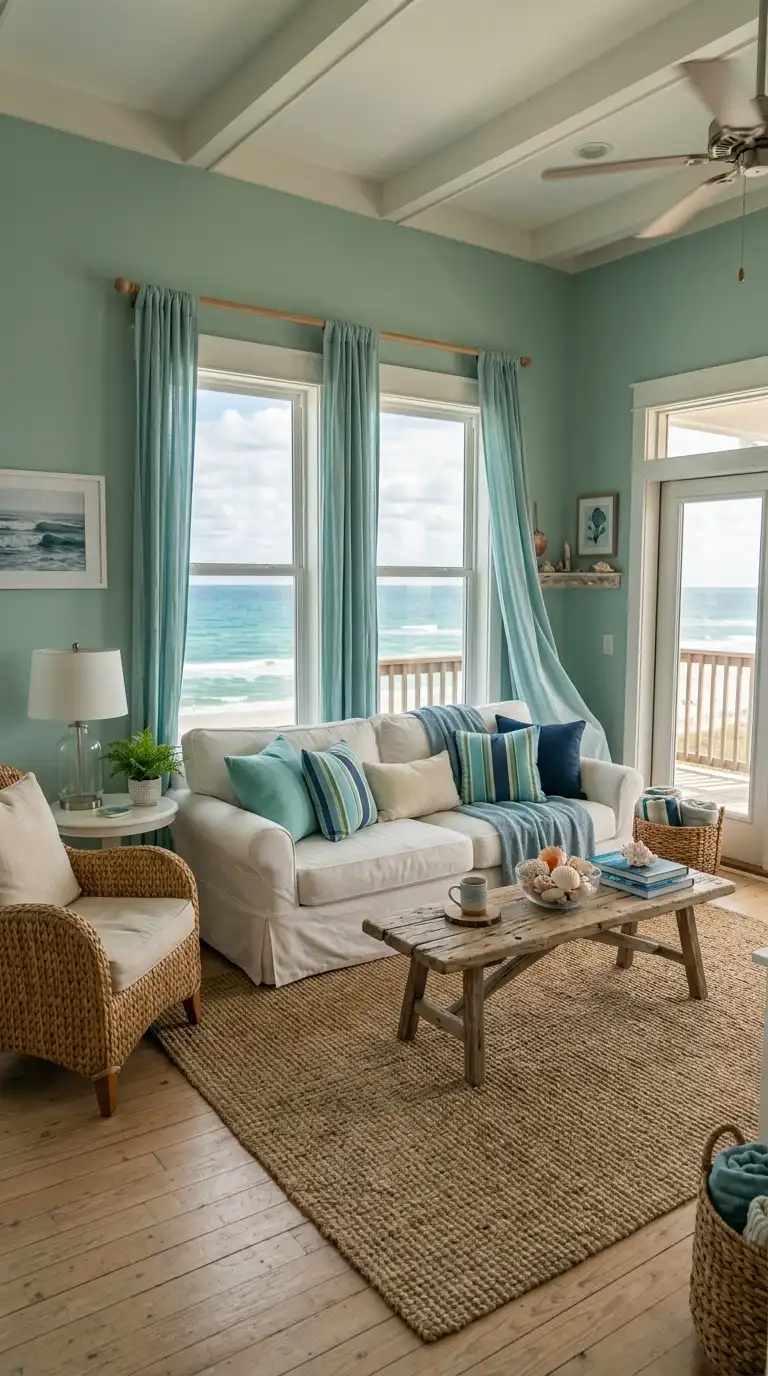 Blue and Green Living Room Ideas