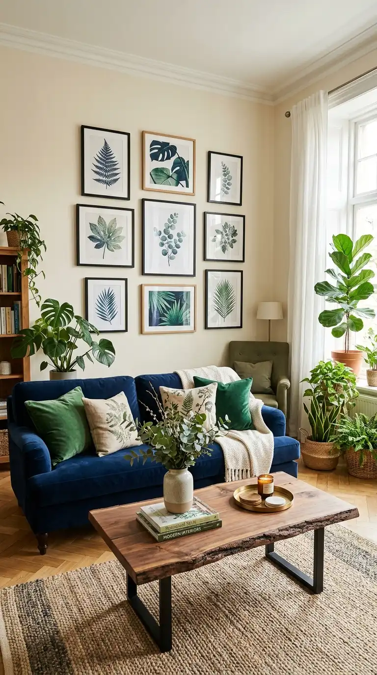 Blue and Green Living Room Ideas