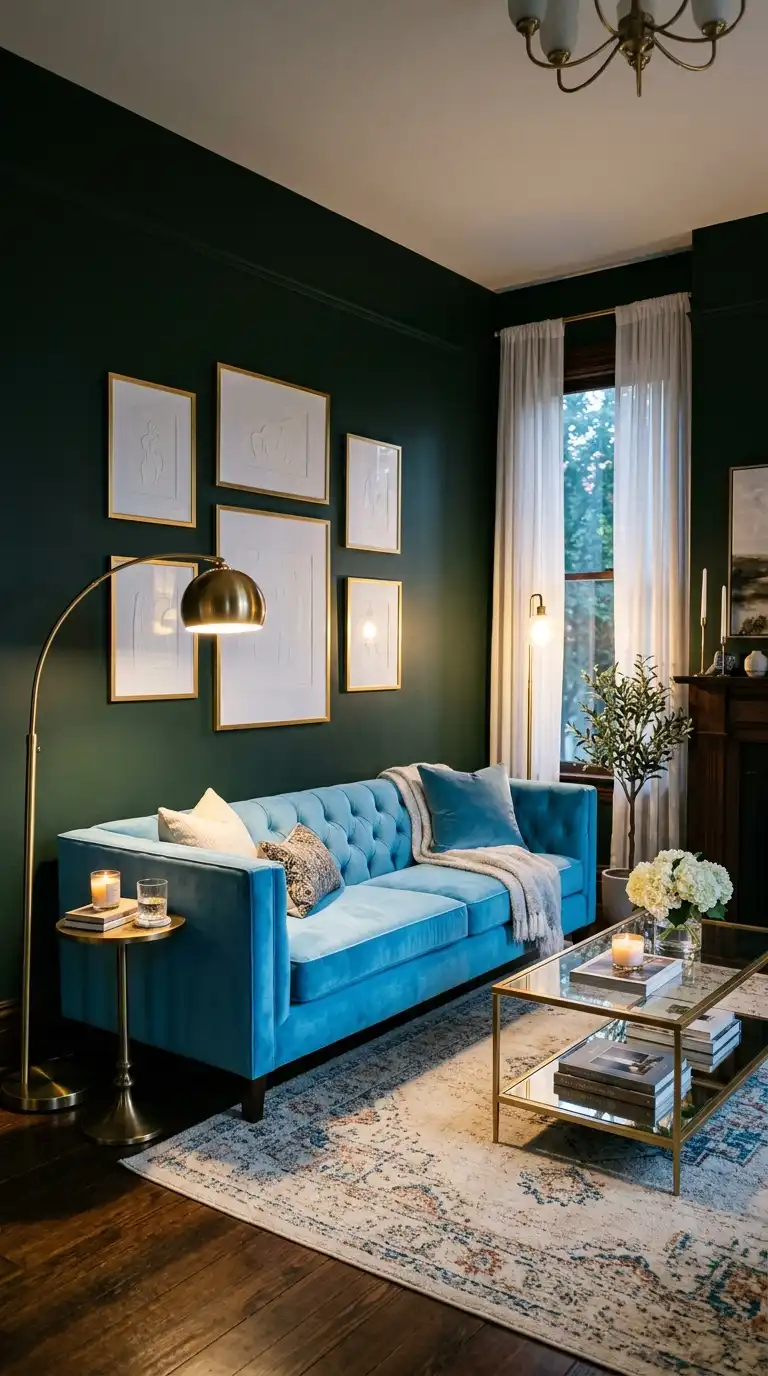 Blue and Green Living Room Ideas