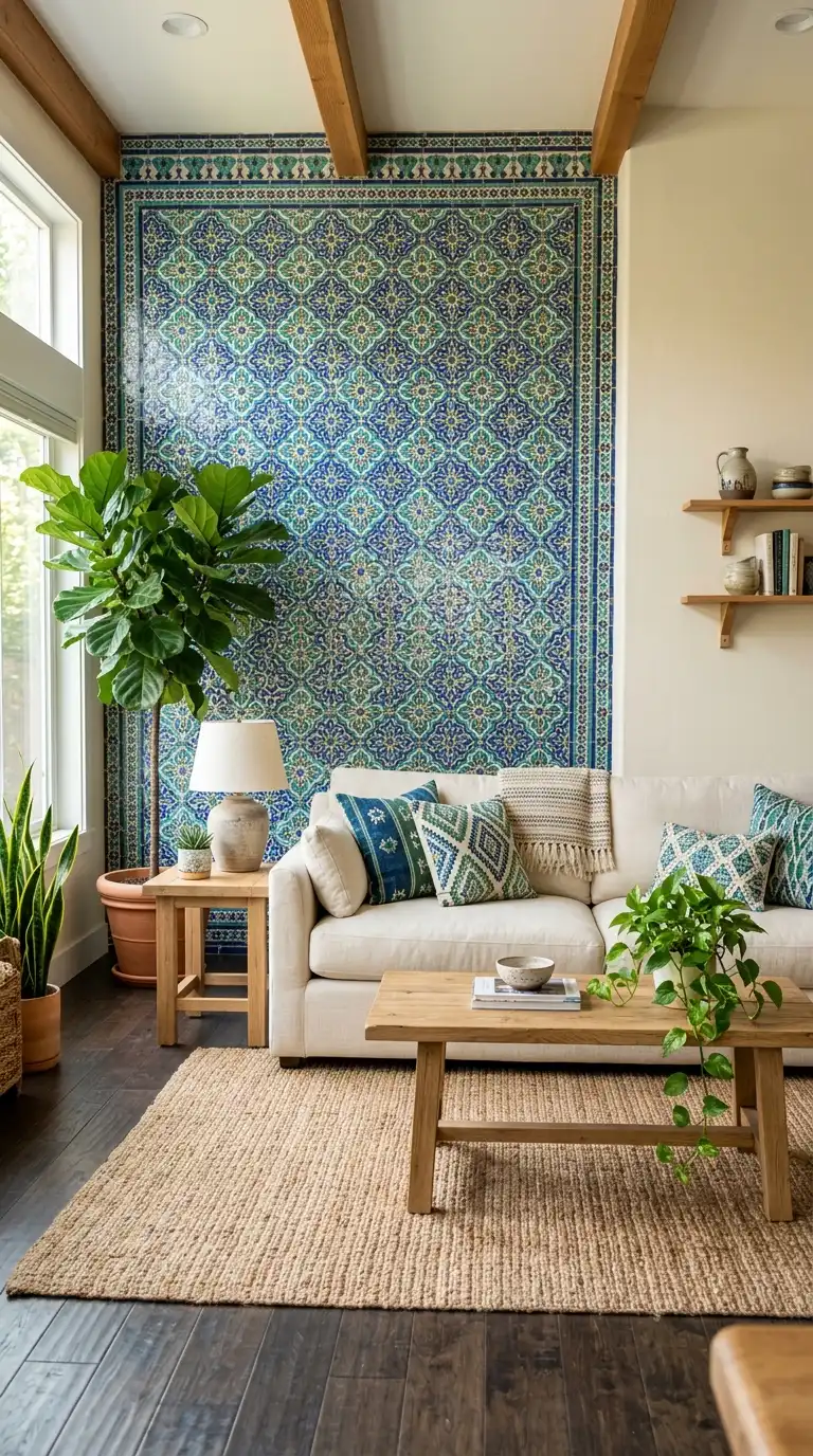 Blue and Green Living Room Ideas