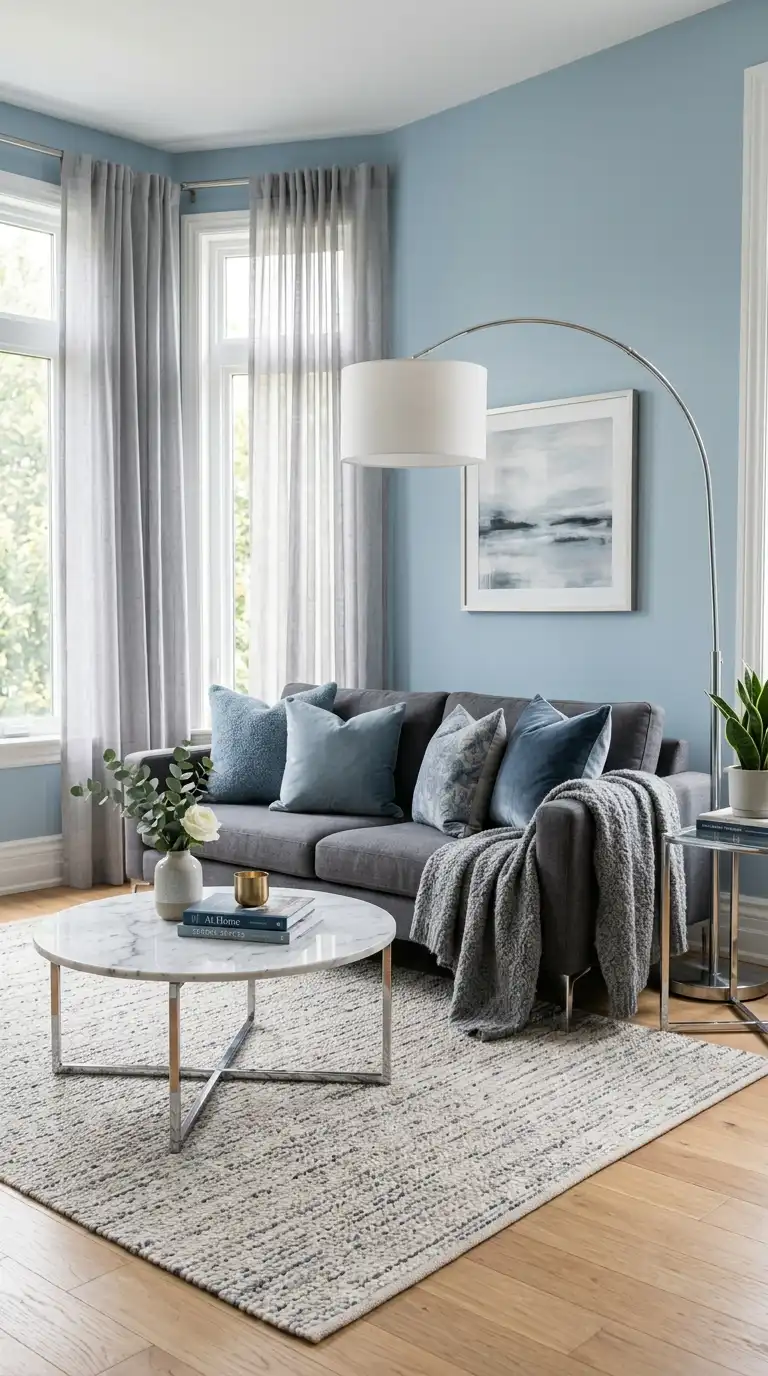 12 Light Blue Living Room Ideas: Fresh and Airy Designs