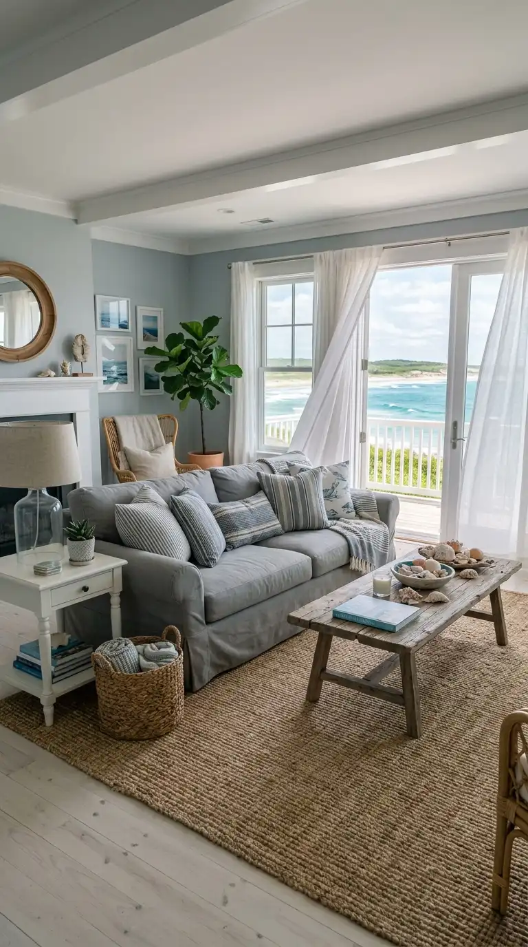 12 Blue and Grey Living Room Ideas