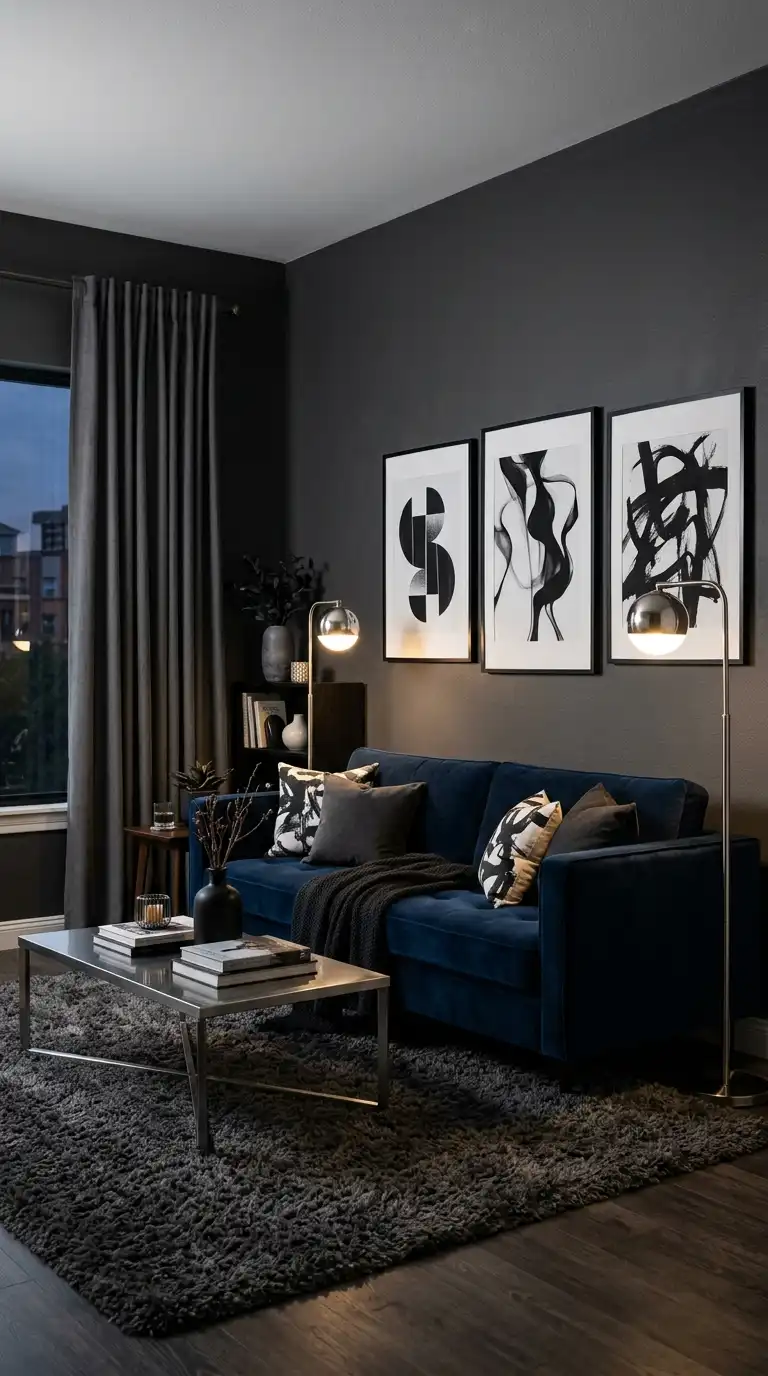 12 Blue Couch Living Room Colour Schemes