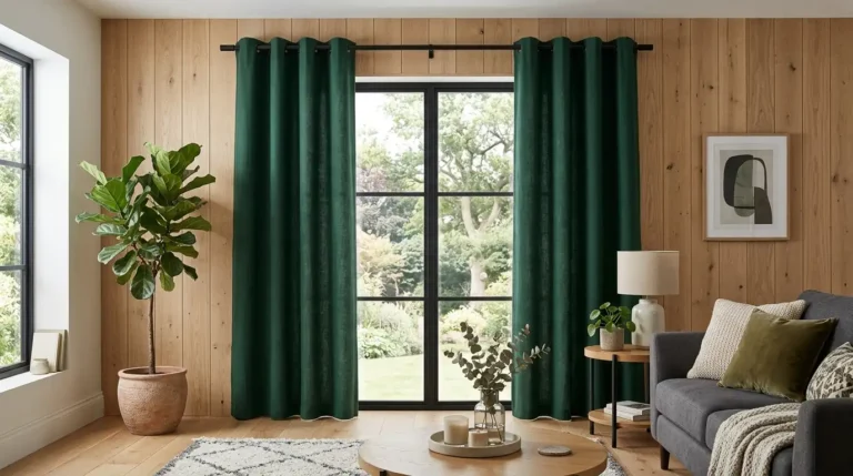 Living room green curtains ideas: 9 ways to bring an organic, sophisticated glow to your home.