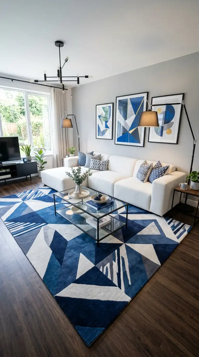 12 Blue Carpet Living Room Ideas