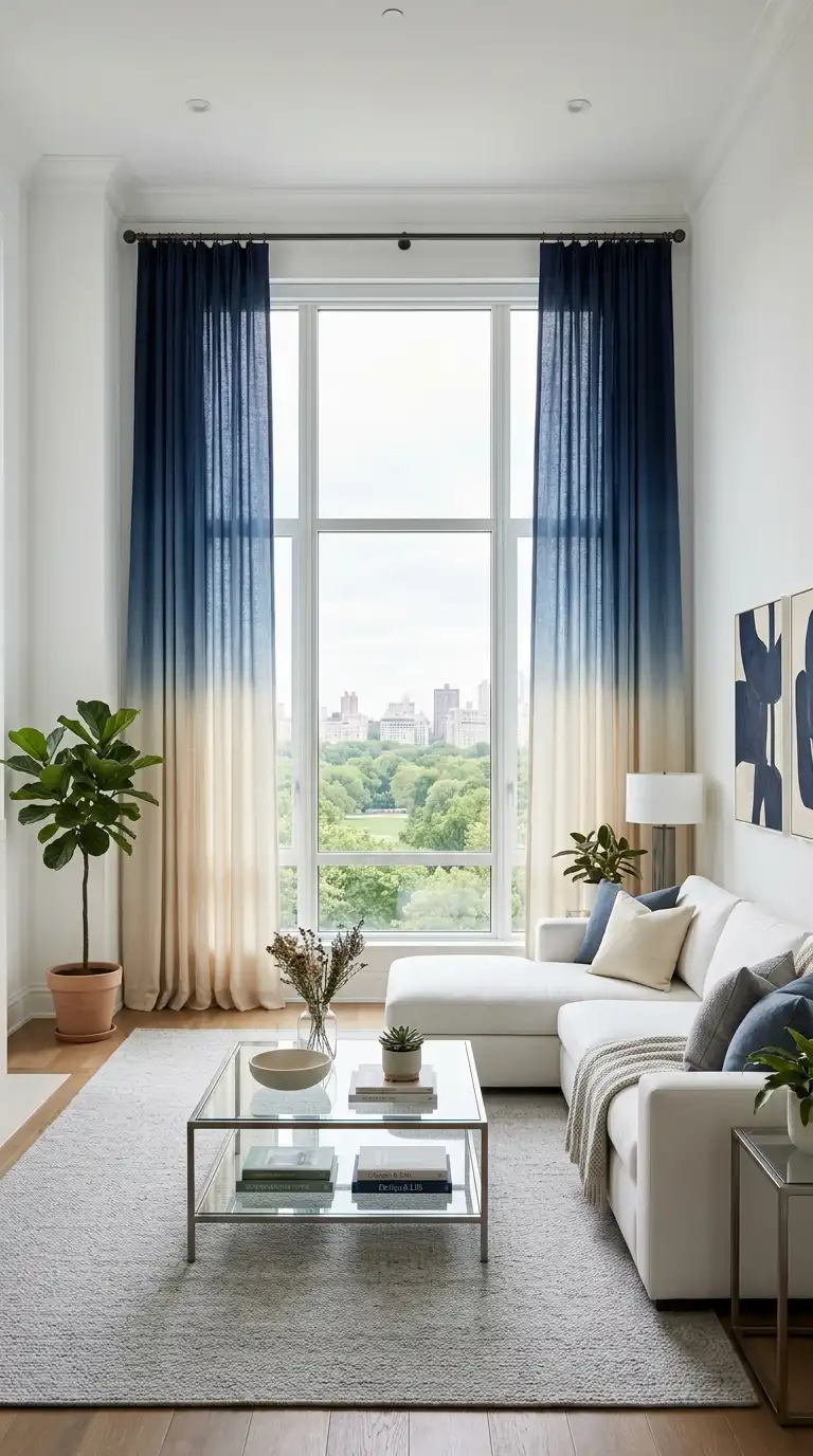 12 Blue Curtains Living Room Ideas: Frame Your Windows with Style