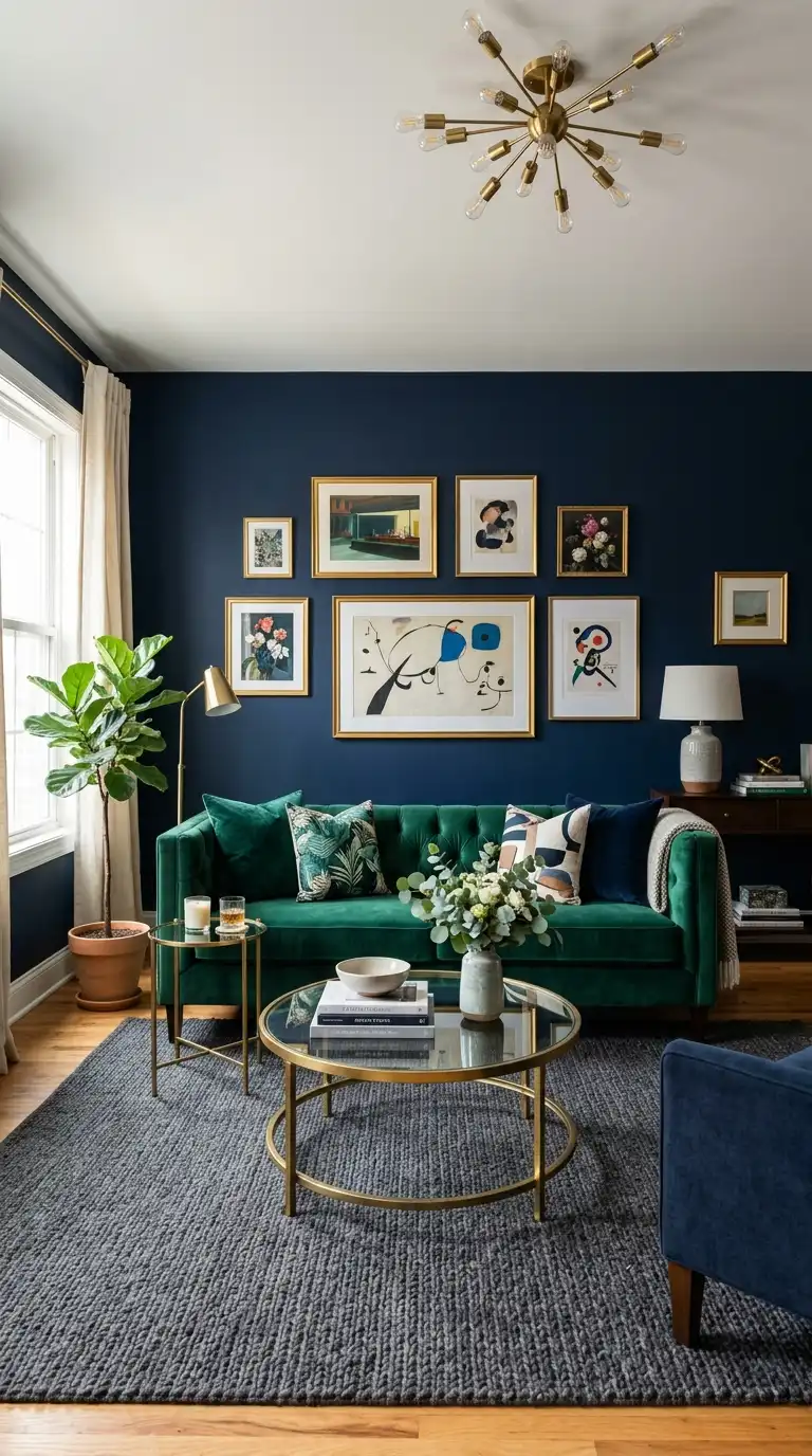 12 Moody Blue Living Room Ideas: Embrace the Drama