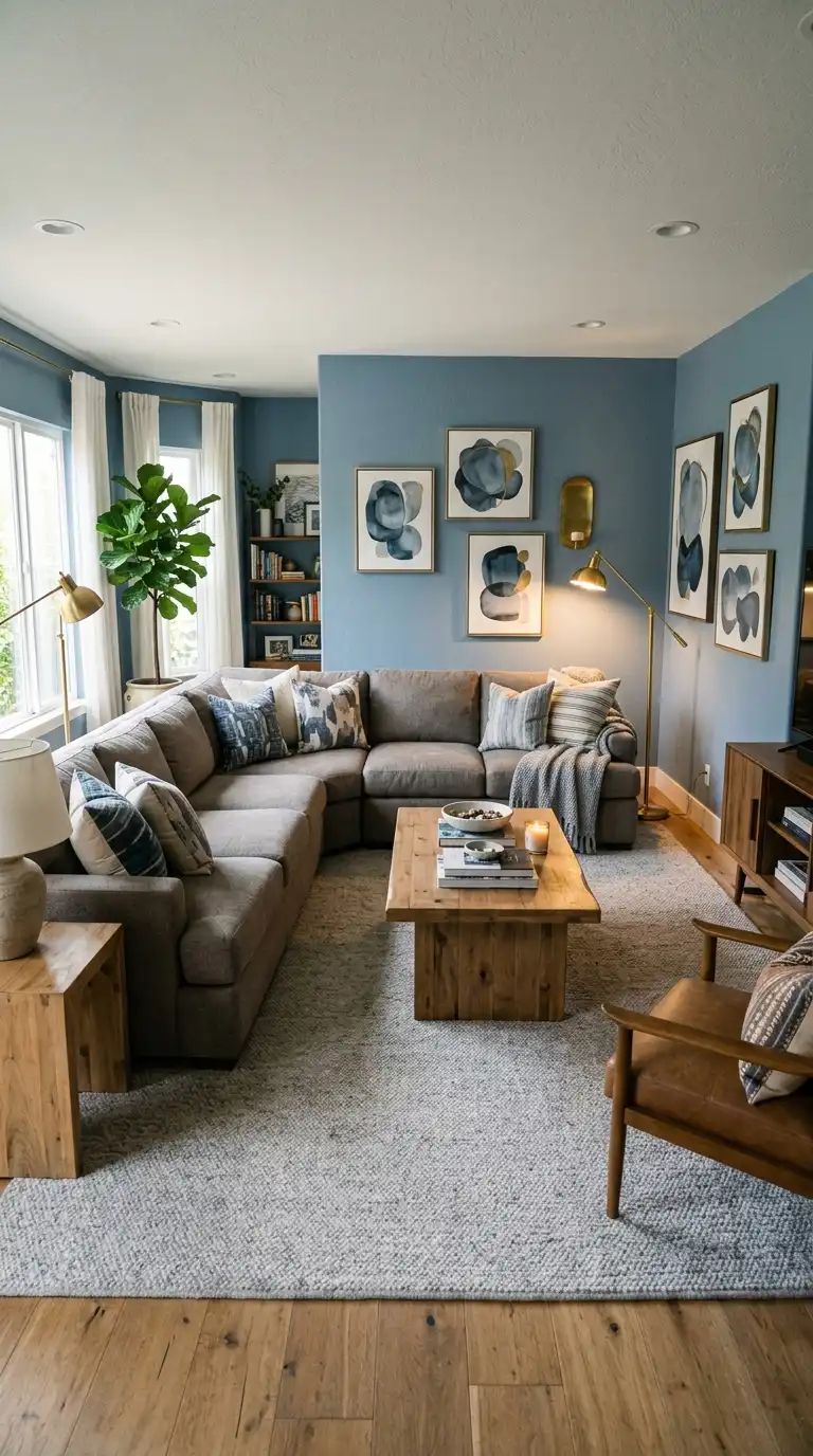 12 Dusty Blue Living Room Ideas: Soft, Muted, and Serene
