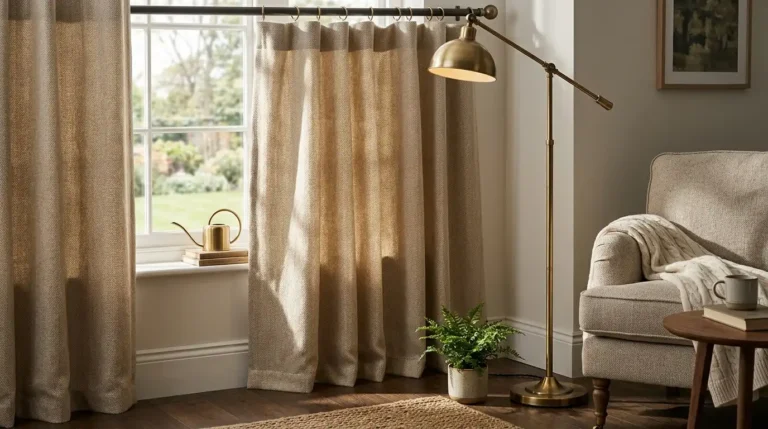 Living room beige curtains ideas: 9 ways to master the art of “Quiet Luxury” at your windows.