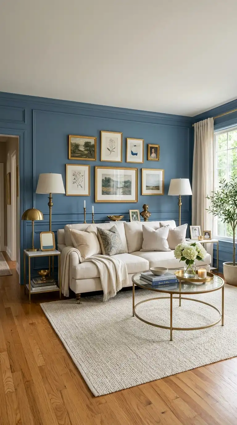 12 French Blue Living Room Ideas
